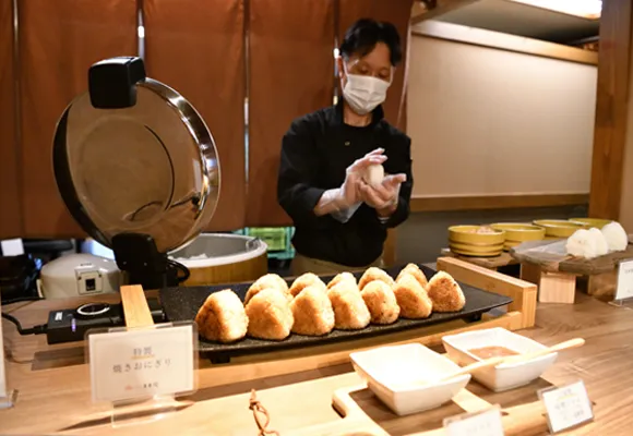 Image of rice ball corner