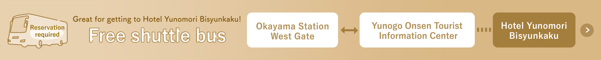 Free shuttle bus