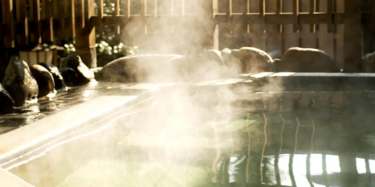 Image of the large hot spring bath 'Taikei'