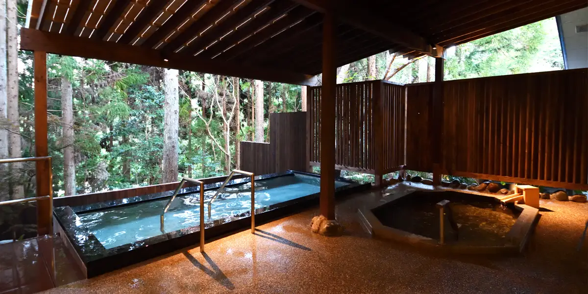 Image of the large hot spring bath 'Taikei'
